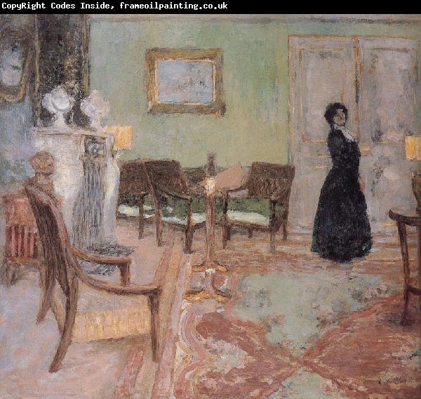 Edouard Vuillard The woman standing in the living room
